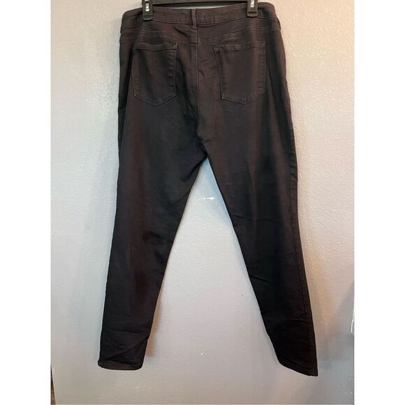 Black Jessica Simpson Jeans Size 32 Kiss Me Super Skinny VGUC - Picture 5 of 8